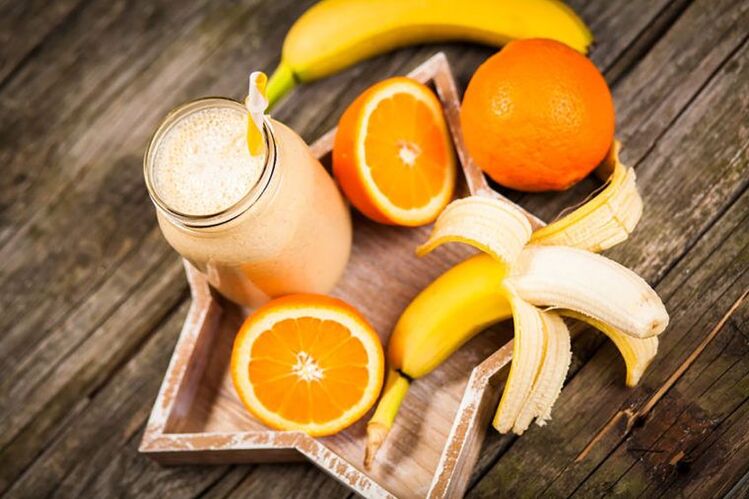 banánovo-pomarančové smoothie na chudnutie
